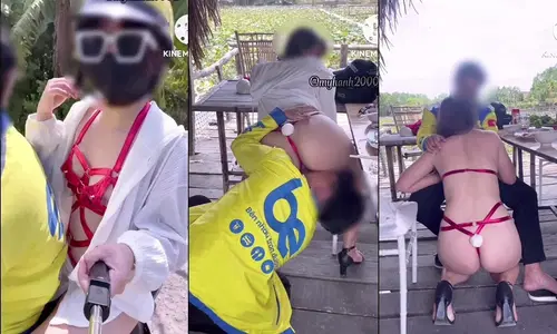 Phim  Sex Myhanh2000 gạ tình anh xe ôm trong chòi lá