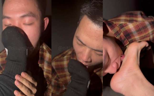 你田径爹-舔脚的寸头鞋刷子 你田径爹-舔脚的寸头鞋刷子