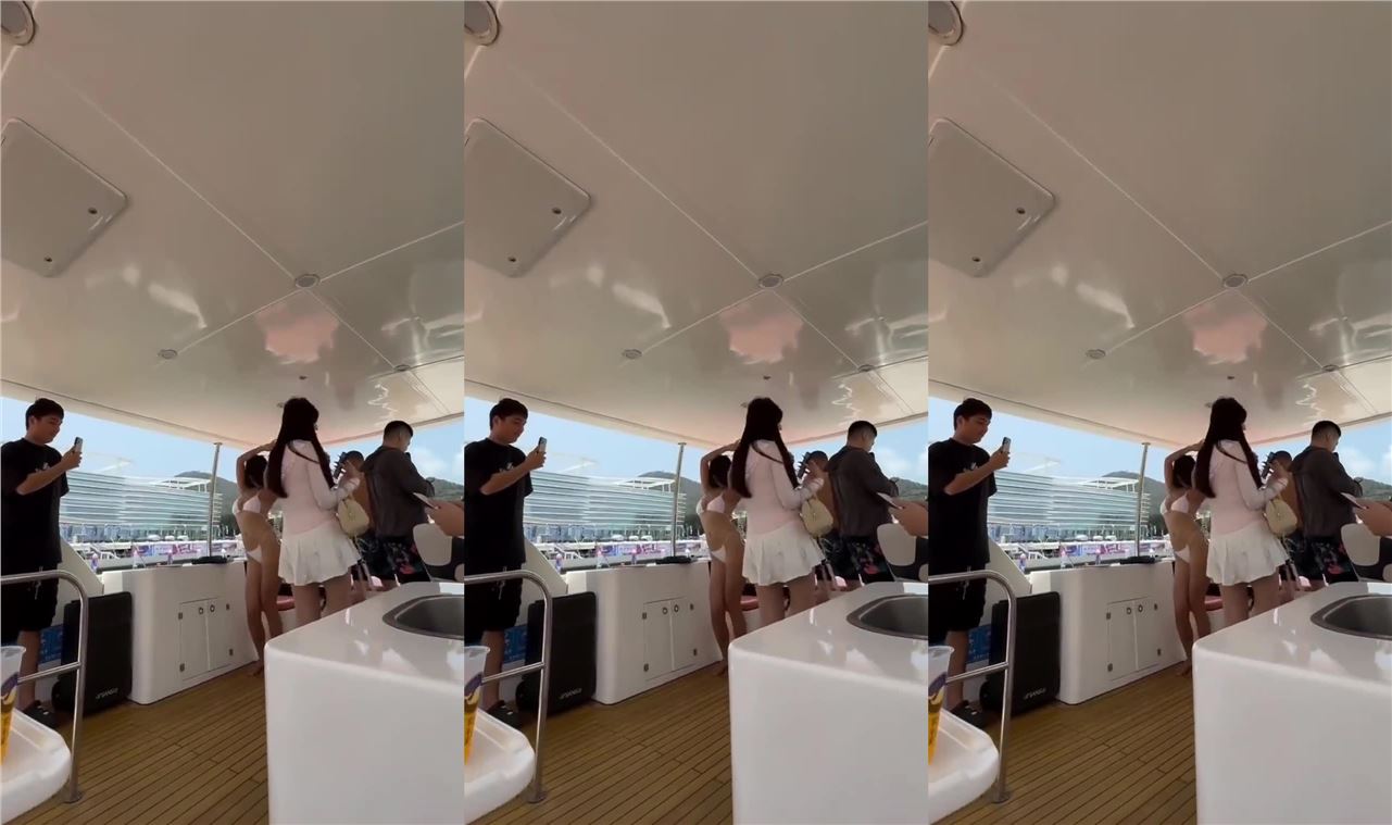 很火的海南包遊艇，船上娛樂影片合集洩密，玩歸玩，但是娛樂場所真的別拍照為好