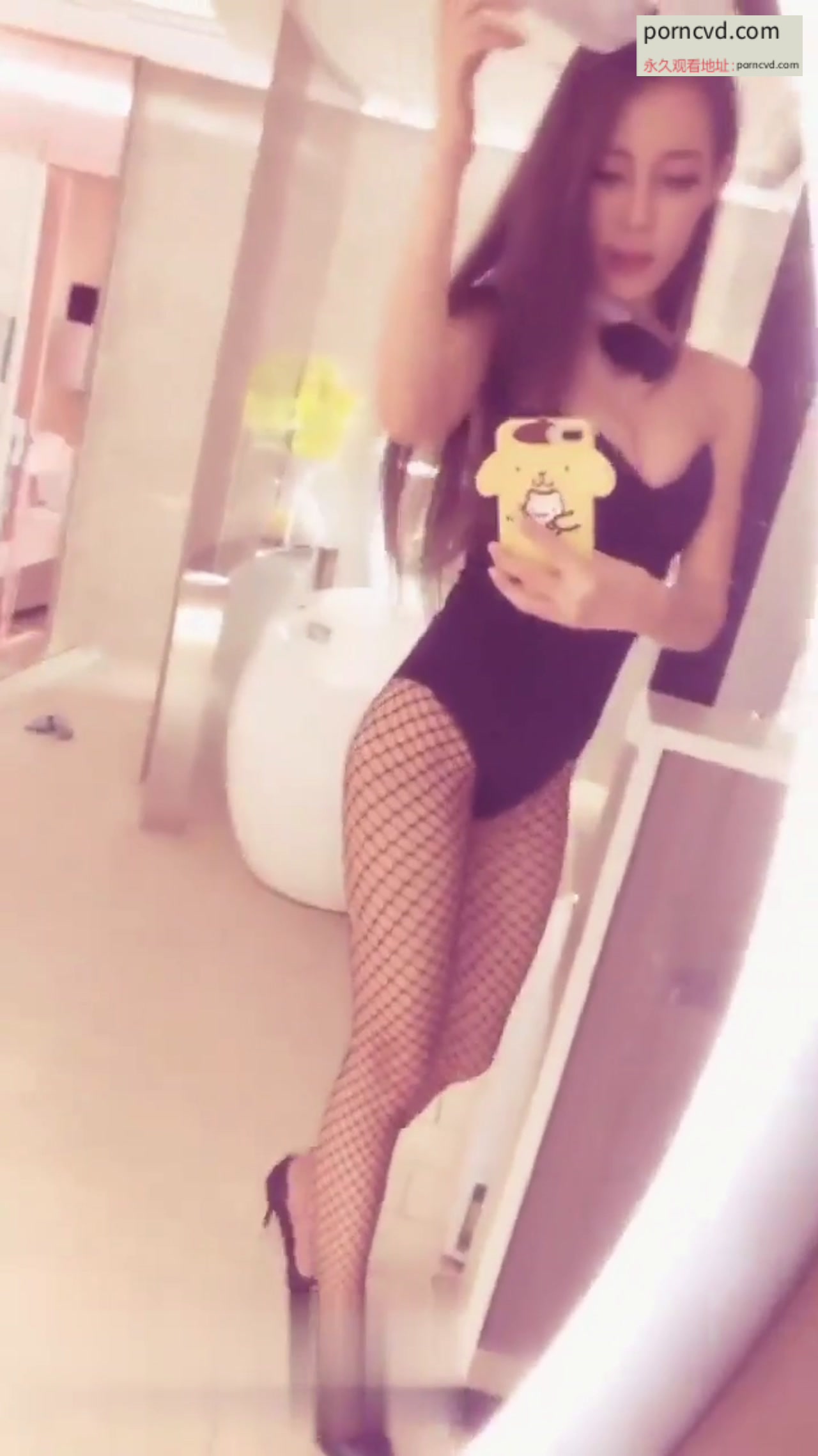 台湾SWAG超靓美女『princessdolly』 性感兔女郎情趣酒店虐待 啪啪内射！-高清无水印