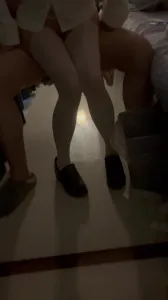 白絲小皮鞋坐著操