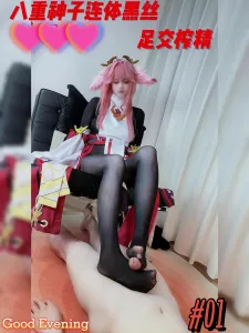 [原創] （露臉有完整版）神子全身絲襪足交
