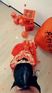 婚禮主題酒店內射商務新娘