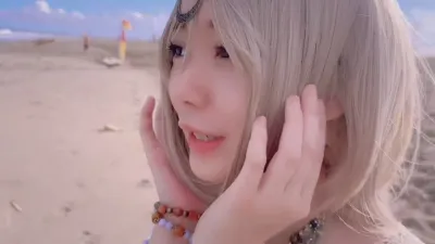 [原創] 超可愛大海的精靈愛麗絲Alice，粉嫩蜜洞牛奶灌腸徹底調教！