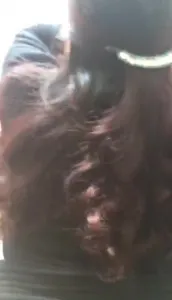 早上在陽臺上後入晾衣服的阿姨