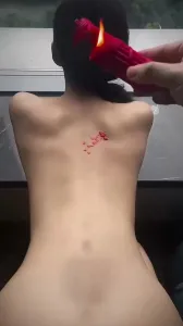 窗前後入 滴蠟 最後按在母狗身上熄滅