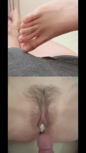 老婆的騷腳打幾分（內射流出全過程）