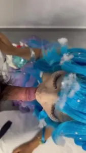 露臉！和剛成年女友開房，還出cos給我玩